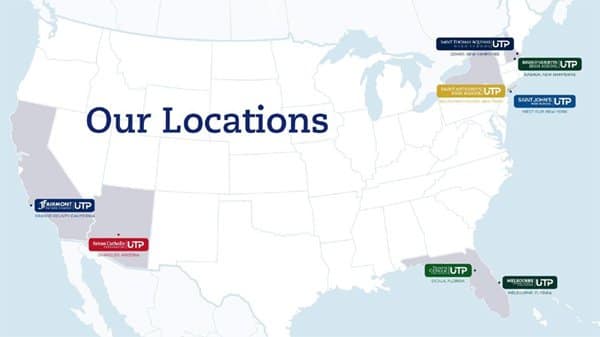 UTP High Schools location map